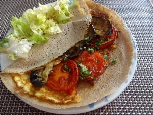 Crêpe méditerranéenne